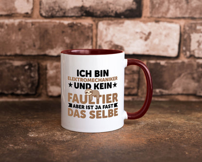 Ich bin kein Faultier: Elektromechaniker | Mechaniker Geschenkidee