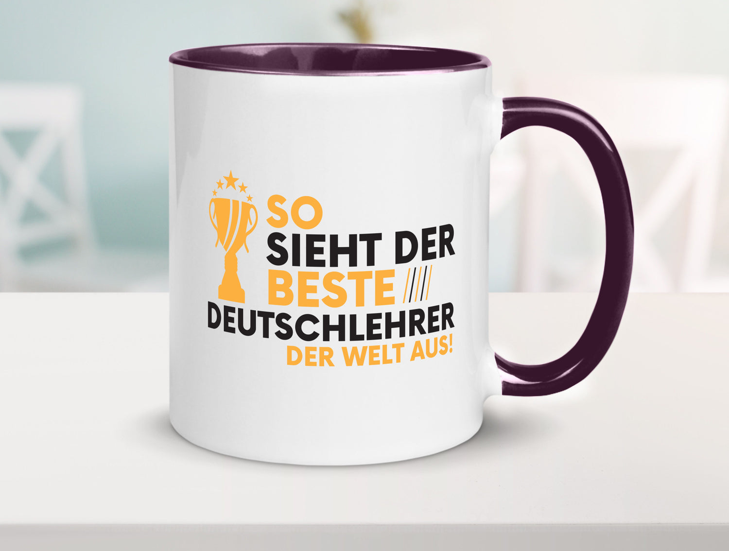 Der Weltbeste Deutschlehrer | Lehrer Schule lustiger Spruch Geschenk Humor