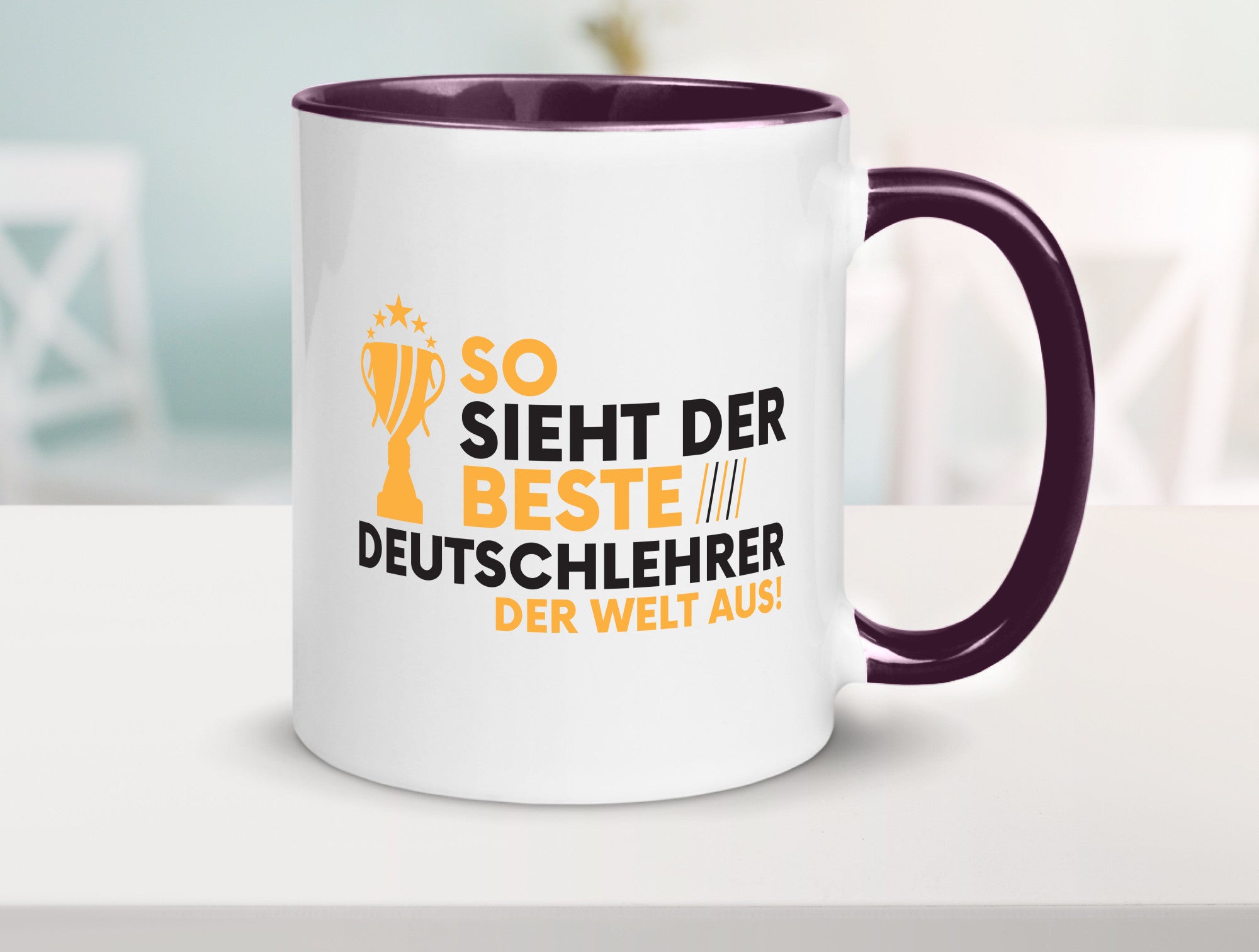 Der Weltbeste Deutschlehrer | Lehrer Schule lustiger Spruch Geschenk Humor