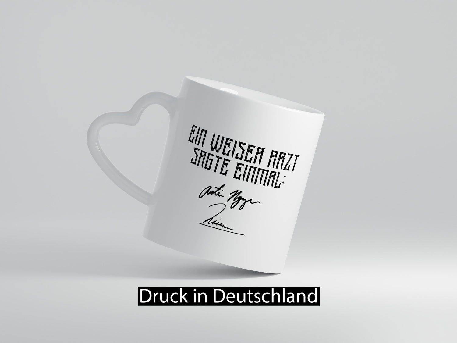 Ein weiser Arzt sagte einmal | Unterschrift Doktor Beruf Geschenk Arbeit