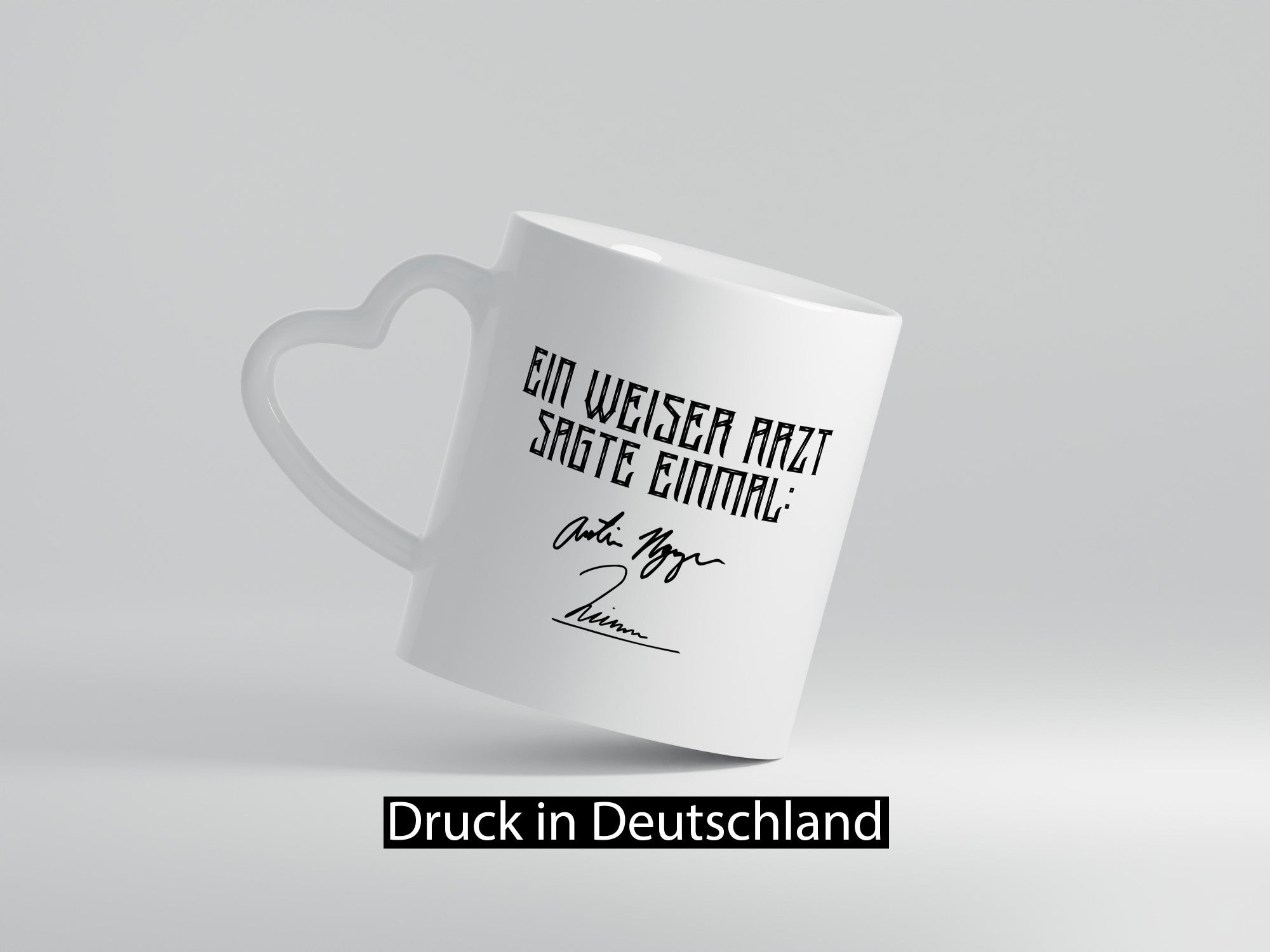 Ein weiser Arzt sagte einmal | Unterschrift Doktor Beruf Geschenk Arbeit