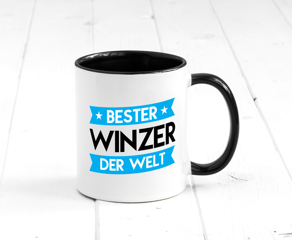 Bester Winzer | Weinbauer Wein Geschenk Humor Geschenkidee lustiger Spruch Tasse