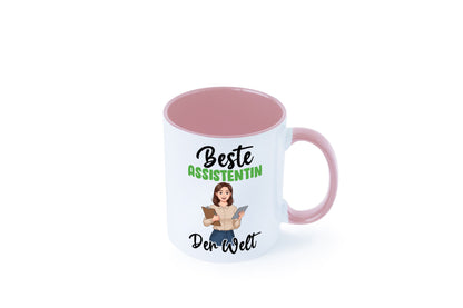 Beste Assistentin | Assistenz Hilfskraft v2 Geschenkidee Humor Tasse