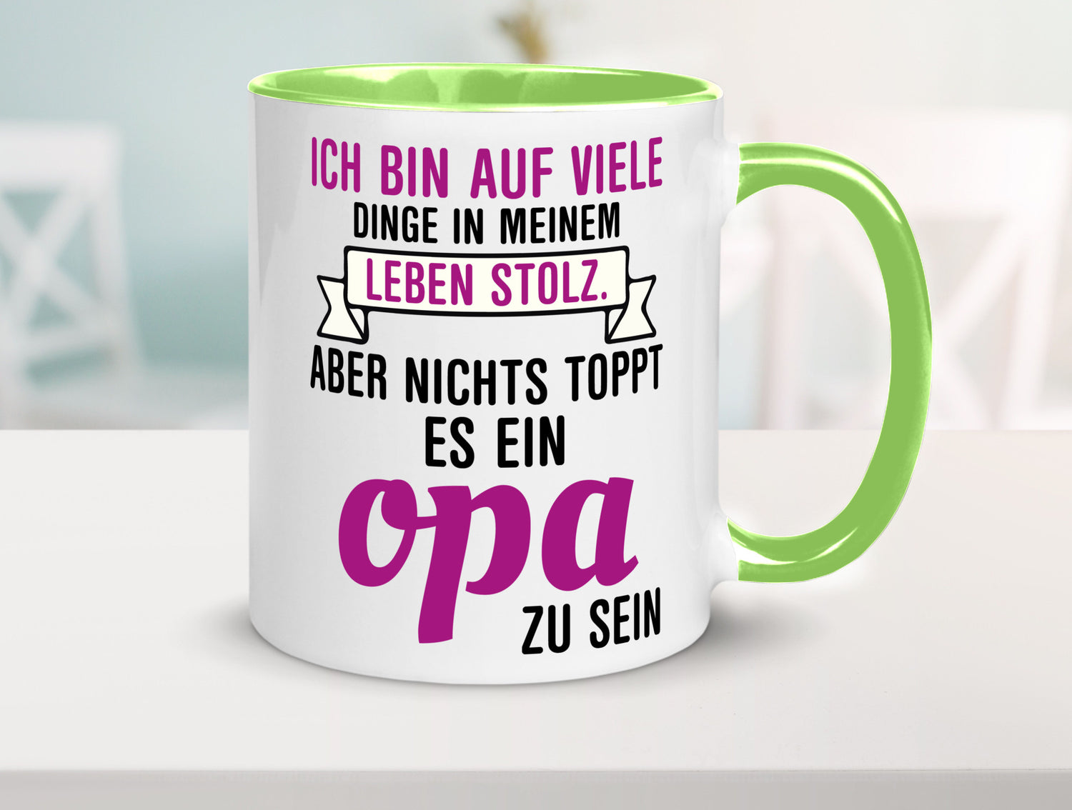 Opa Tasse | Stolzer Großvater Vatertag Enkelkinder Geschenk Familie