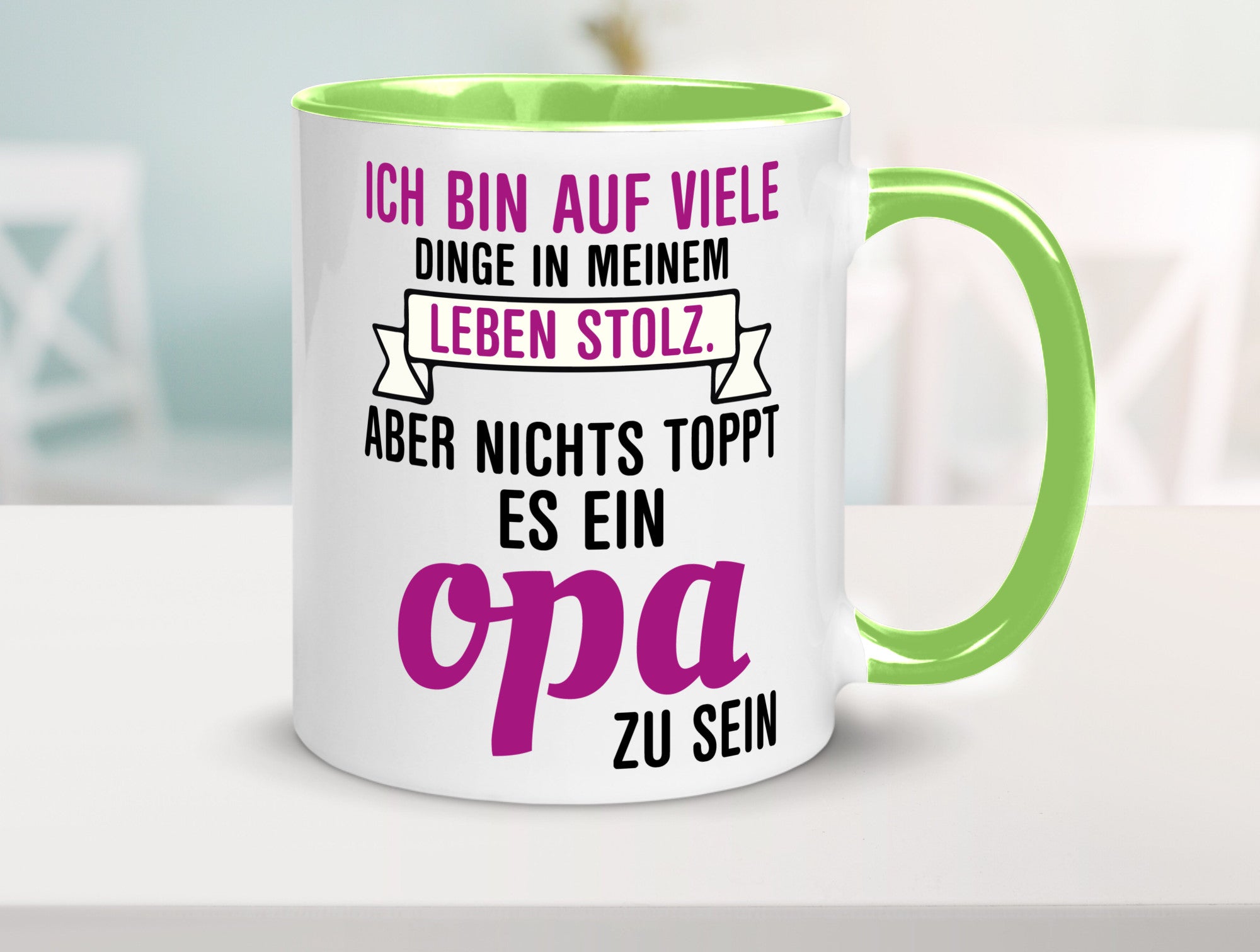Opa Tasse | Stolzer Großvater Vatertag Enkelkinder Geschenk Familie