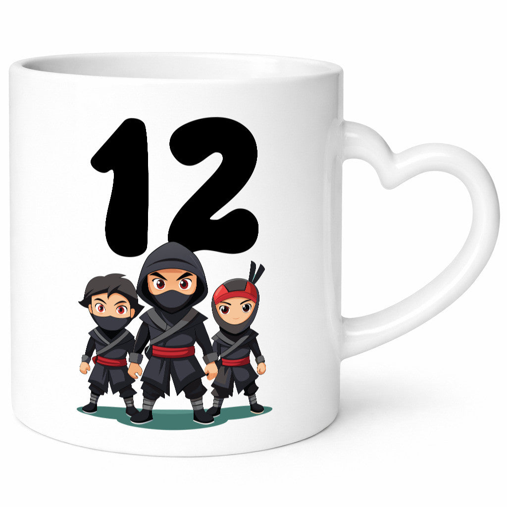 12. Geburtstag | 12 Jahre Ninja lustiger Spruch Geschenk Geschenkidee Tasse