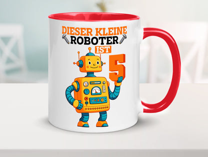 5. Geburtstag | 5 Jahre Roboter Junge lustiger Spruch Geschenk Geschenkidee