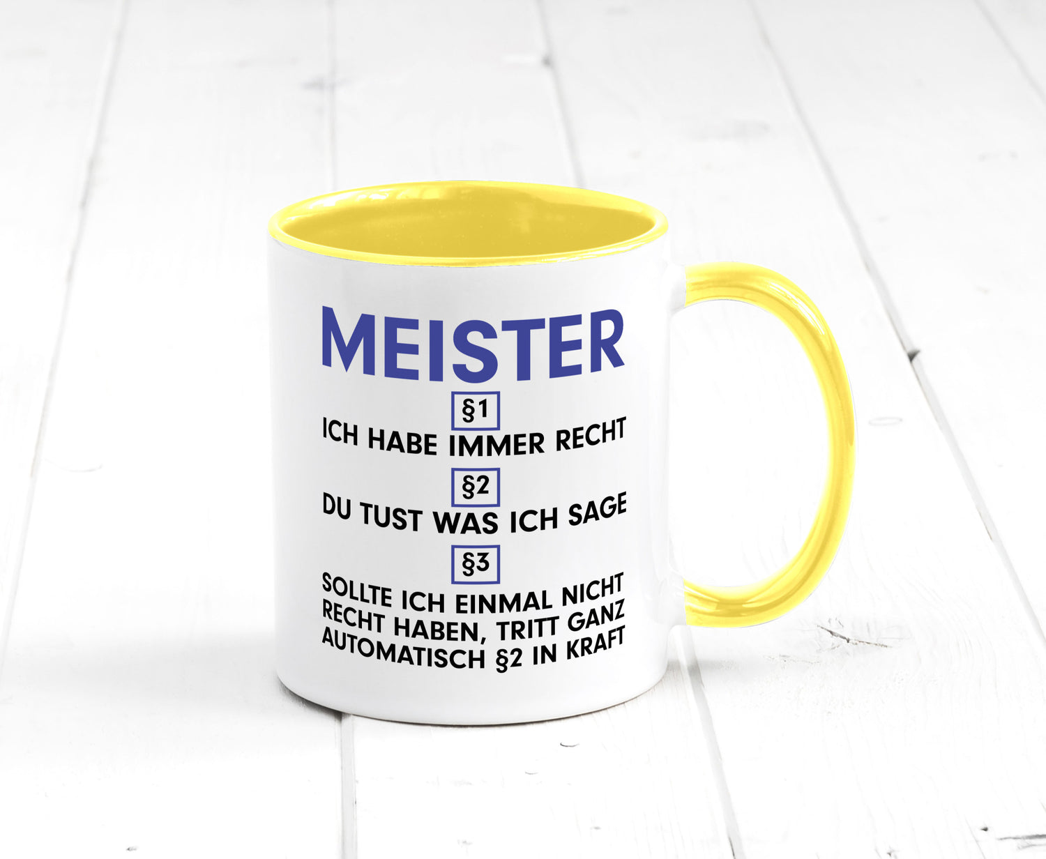 Ich habe immer Recht Meister | Meisterbrief v2 Geschenk Humor Geschenkidee