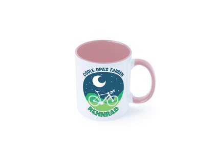 Coole Opas fahren Rennrad | Mond Landschaft Geschenk Familie Geschenkidee