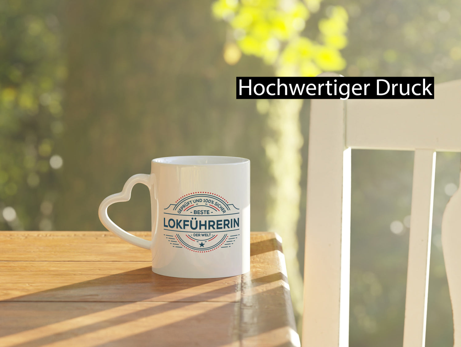 Geprüft und sicher: Lokführerin | Zug Beruf lustiger Spruch Geschenk Arbeit