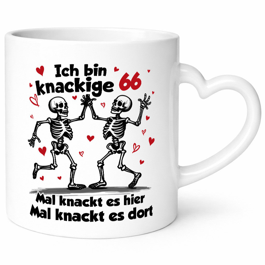66. Geburtstag | Knackige 66 Ich bin alt v2 Humor Geschenkidee Tasse