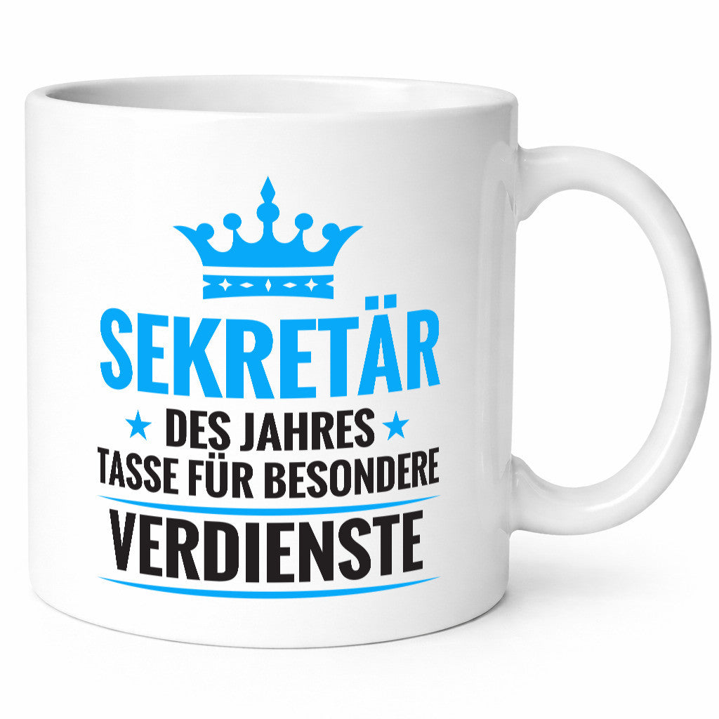 Besonderer Verdienst: Sekretär | Büro lustiger Spruch Geschenk Arbeit Kollegen