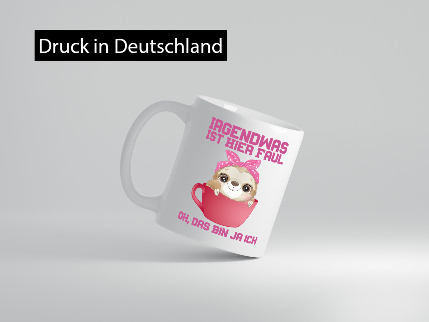 Irgendwas Ist hier Faul lustig Humor Geschenkidee Geschenk Tasse