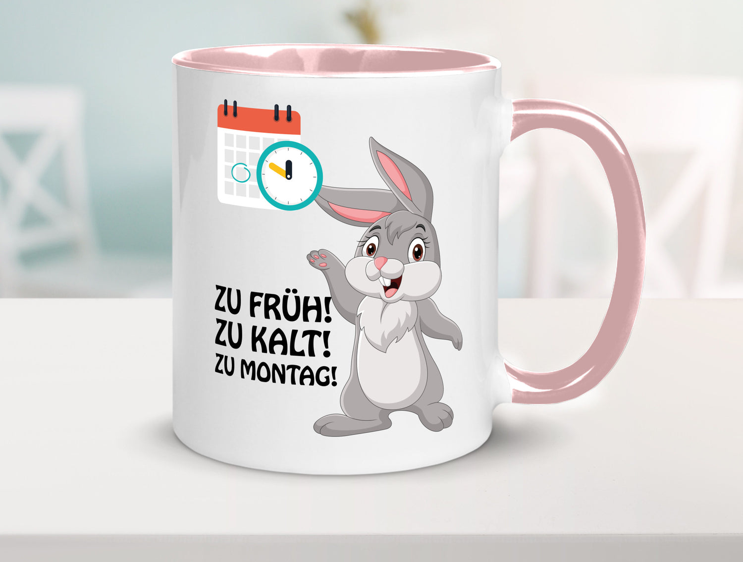 Kalter Montag Geschenkidee Humor Tasse