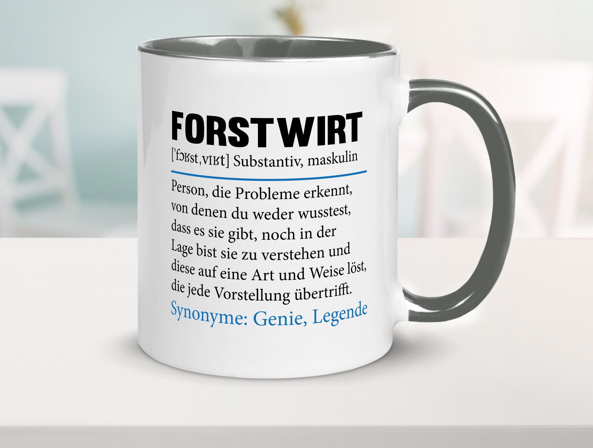 Forstwirt | Spruch Beruf Waldarbeiter lustig Geschenkidee Arbeit Kollegen Büro