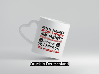 Schlechte Laune | Morgenmuffel Tasse schwarzer Humor lustiger Spruch Geschenk