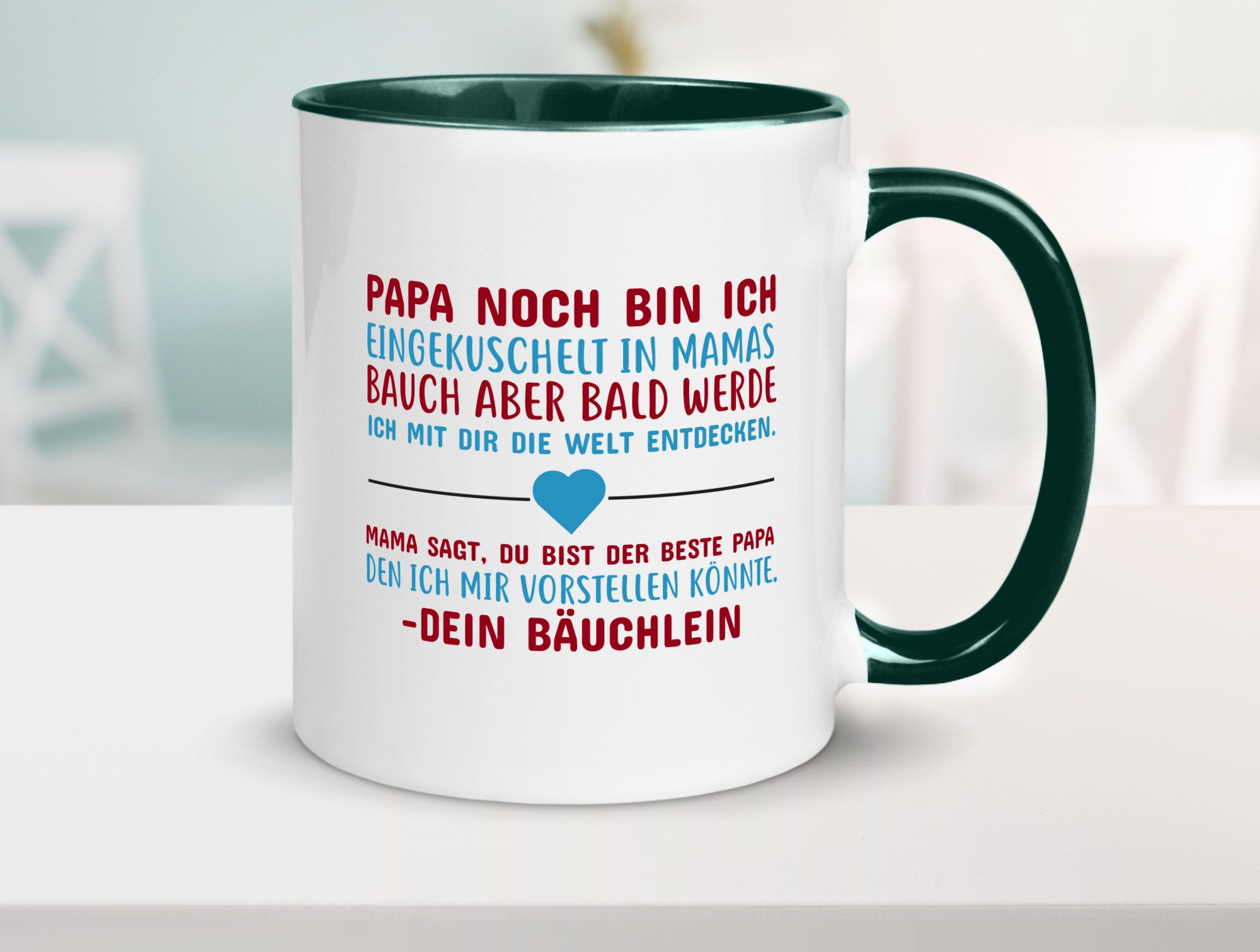 Schwangerschaft | Vaterschaft Tasse Papa Spruch Geschenk Familie Geschenkidee