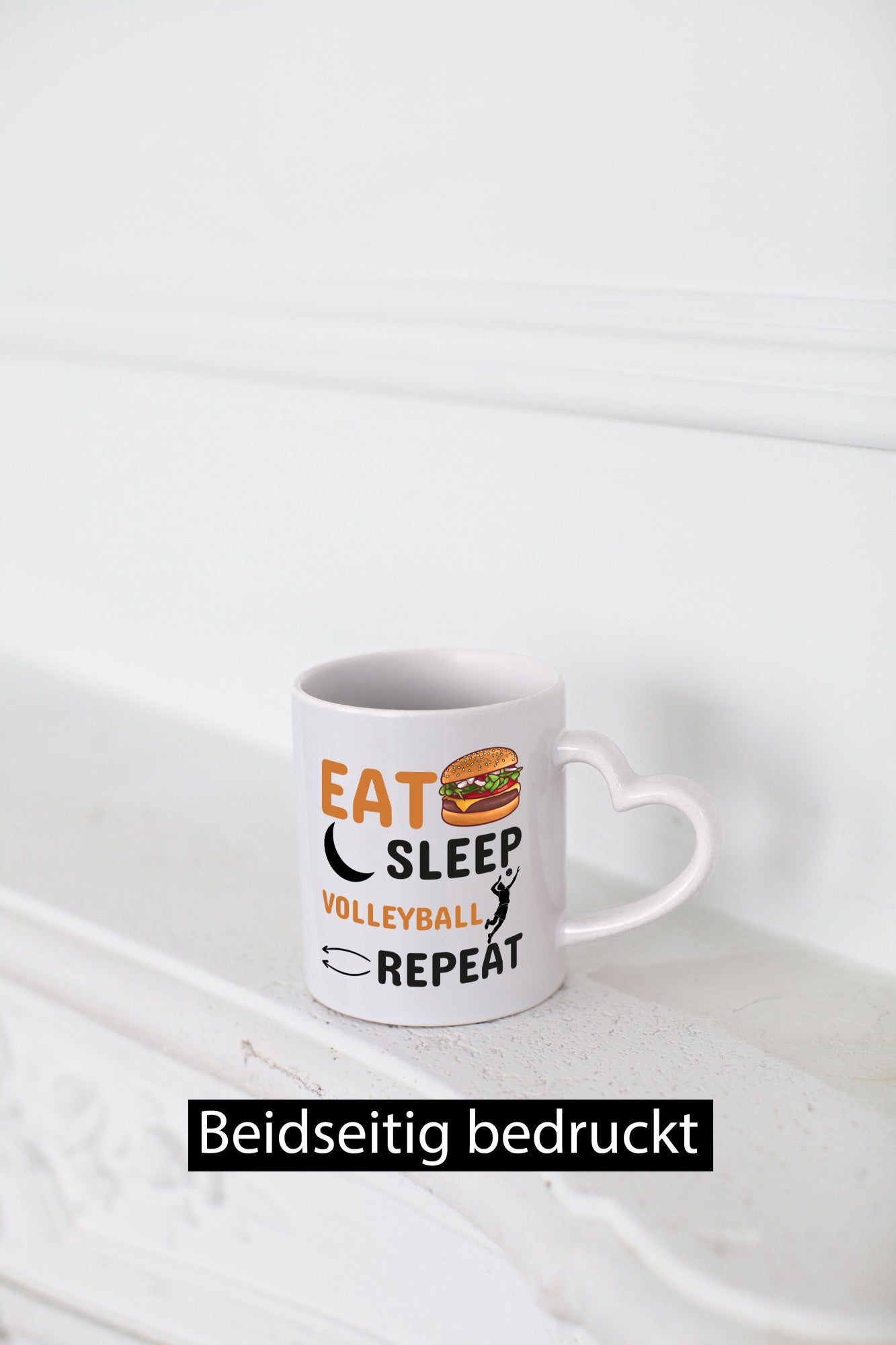 Eat Sleep Volleyball Repeat | Spieler Tasse Humor Geschenkidee