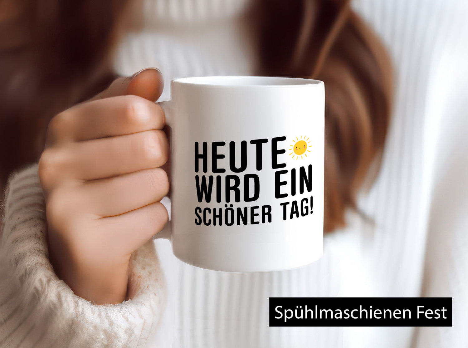 Heute wird ein schöner Tag | Motivation Positive Gedanken lustig Humor