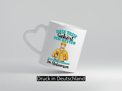 Im Universum: Elektromechaniker | Mechaniker lustig Humor Geschenkidee Geschenk