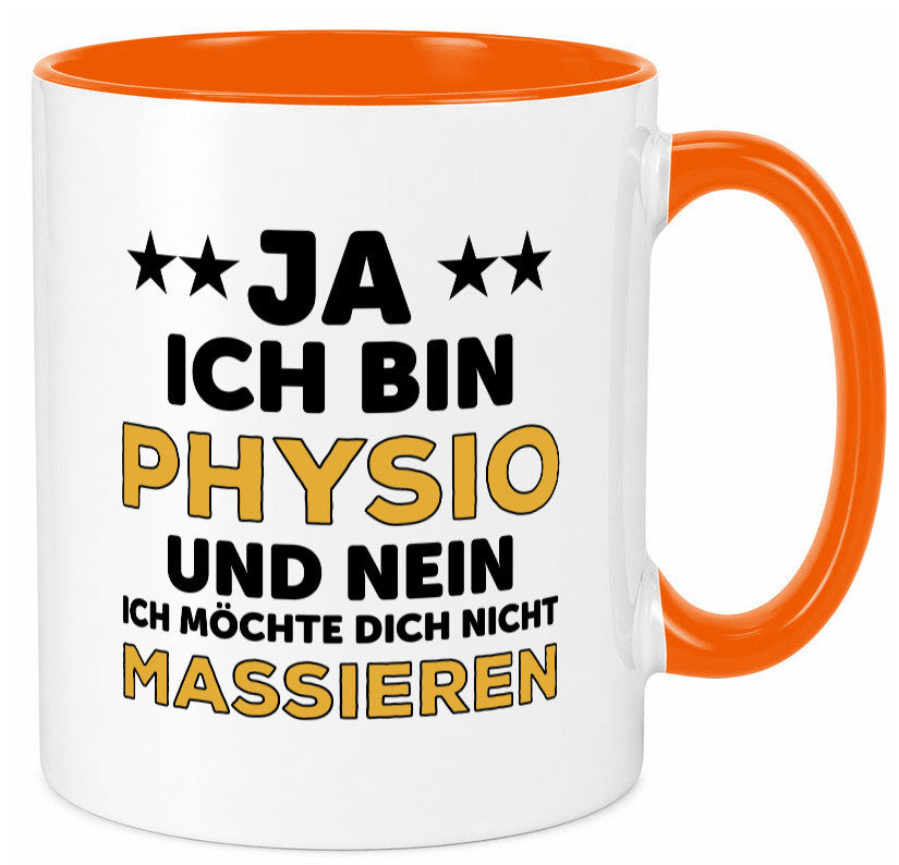 Ich bin Physio | lustige Spruch Tasse Physiotherapeut Geschenkidee Humor