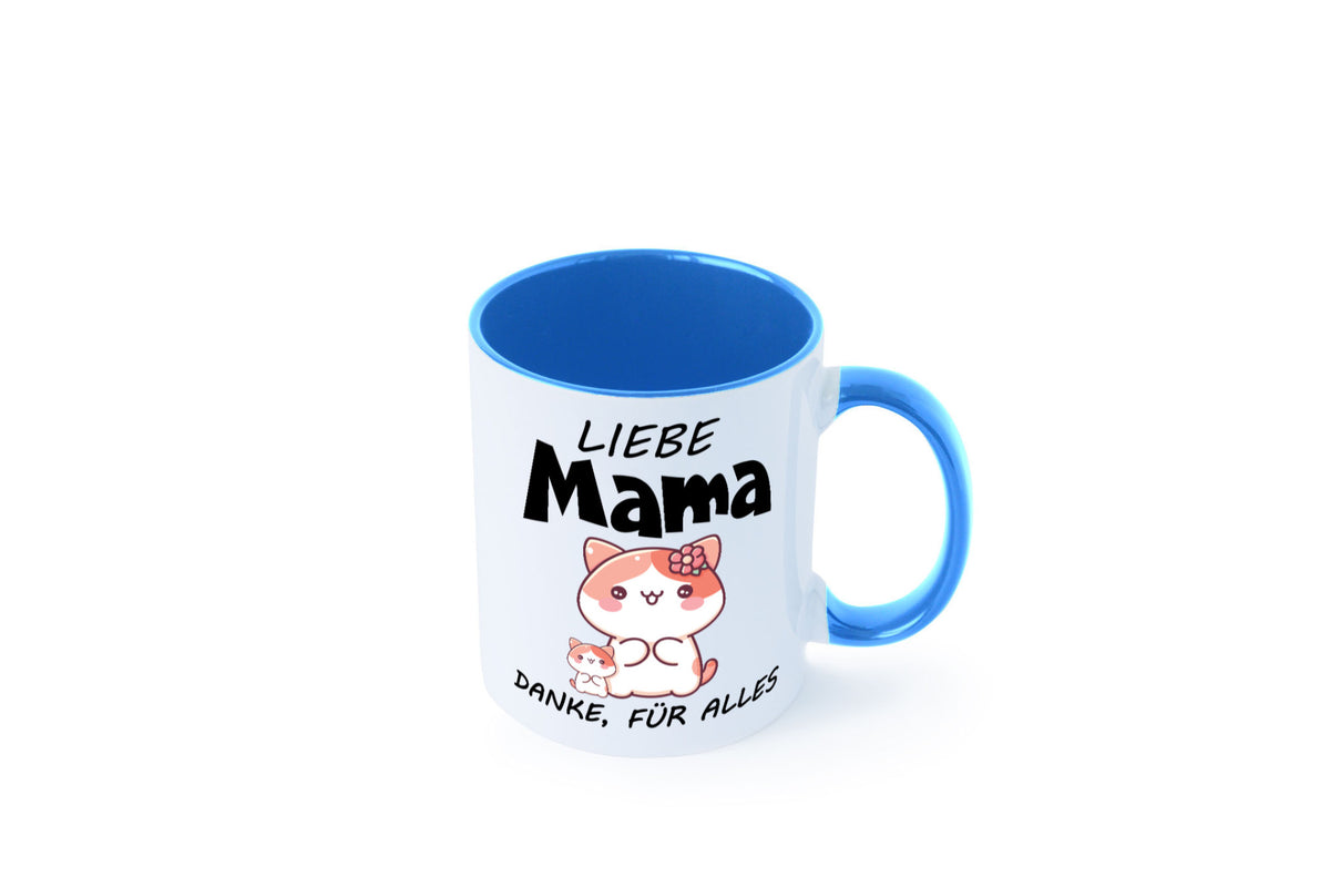 Liebe Mama Danke, für alles | Muttertag Beste Geschenk Familie Geschenkidee Tasse