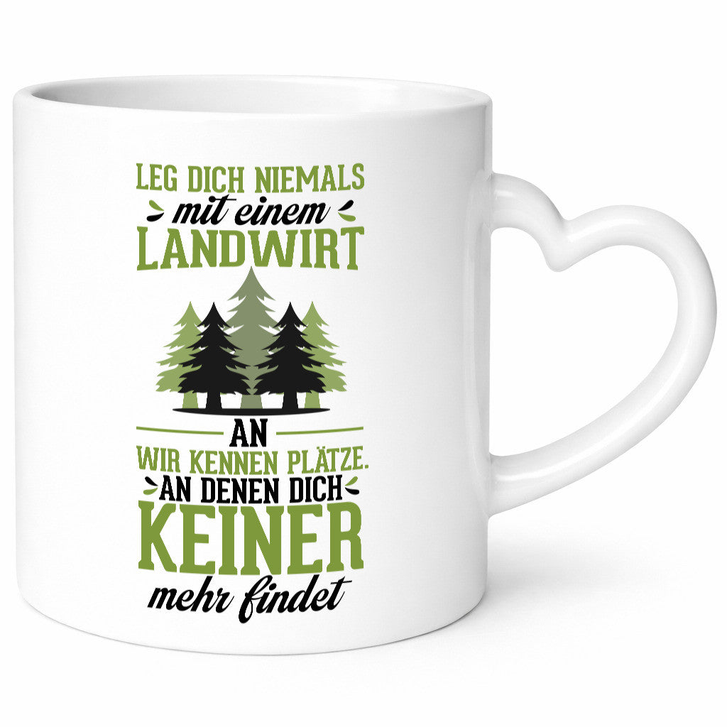 Leg dich nicht mit einem Landwirt an | Bauer Geschenkidee Humor Tasse