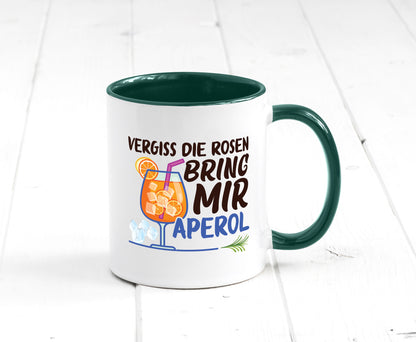Bring mir Aperol | Rosen Paar Party Geschenkidee Humor Tasse