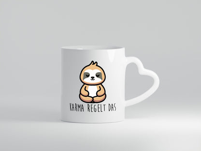 Karma regelt das | Yoga Faultier Meditation Chillen Geschenk Tierliebhaber