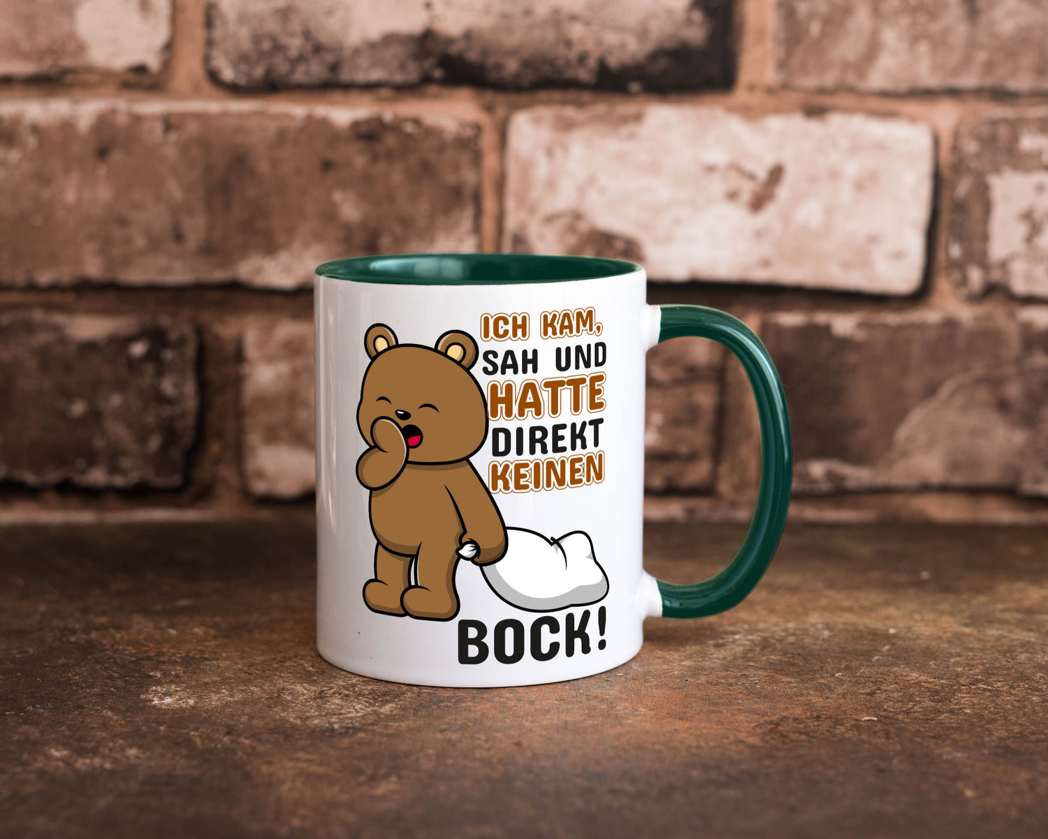 Direkt keinen Bock! | Büro Faultier Morgenmuffel Geschenk Arbeit Kollegen