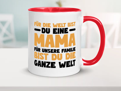 Beste mama der Welt vl8 lustig Familie Geschenkidee Geschenk Tasse