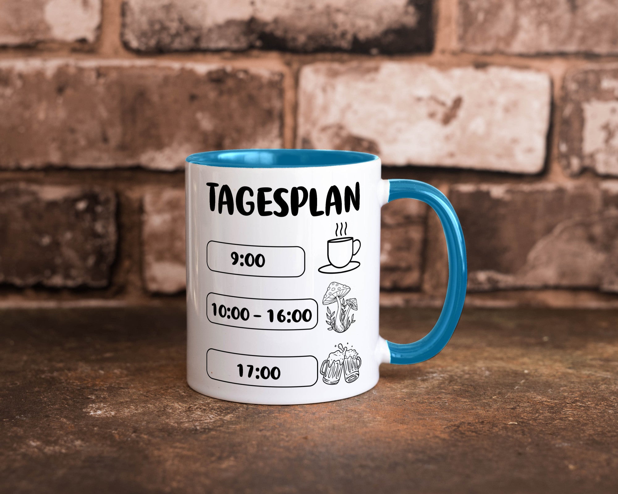 Tagesplan Pilzsammler | Pilze Wald v2 Geschenk Humor Geschenkidee lustiger
