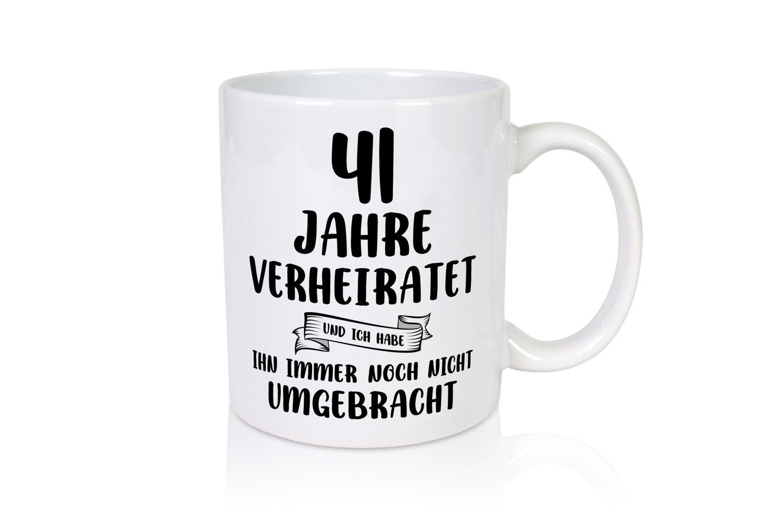 41 Jahre Verheiratet, immer noch am Leben! Geschenk Humor Geschenkidee lustiger
