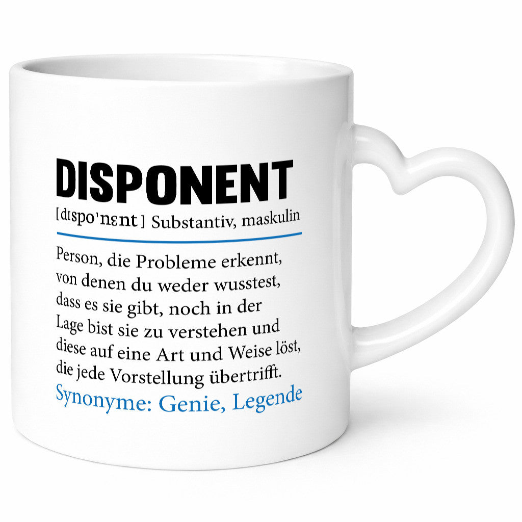 Disponent Humor | Beruf Spruch Zuteiler lustig Arbeit Kollegen Büro Geschenk