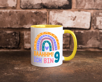 9. Geburtstag | 9 Jahre Regenbogen Bääm Mädchen Geschenk Geschenkidee lustiger