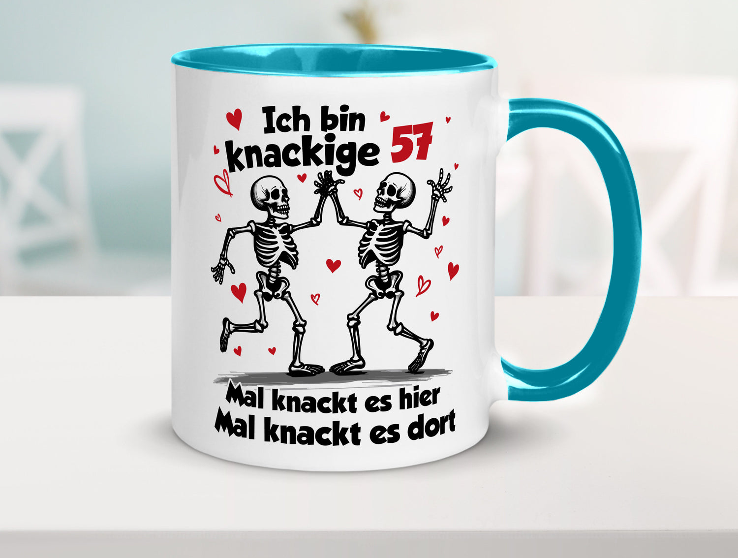 57. Geburtstag | Knackige 57 Ich bin alt lustig Geschenkidee Geschenk Tasse
