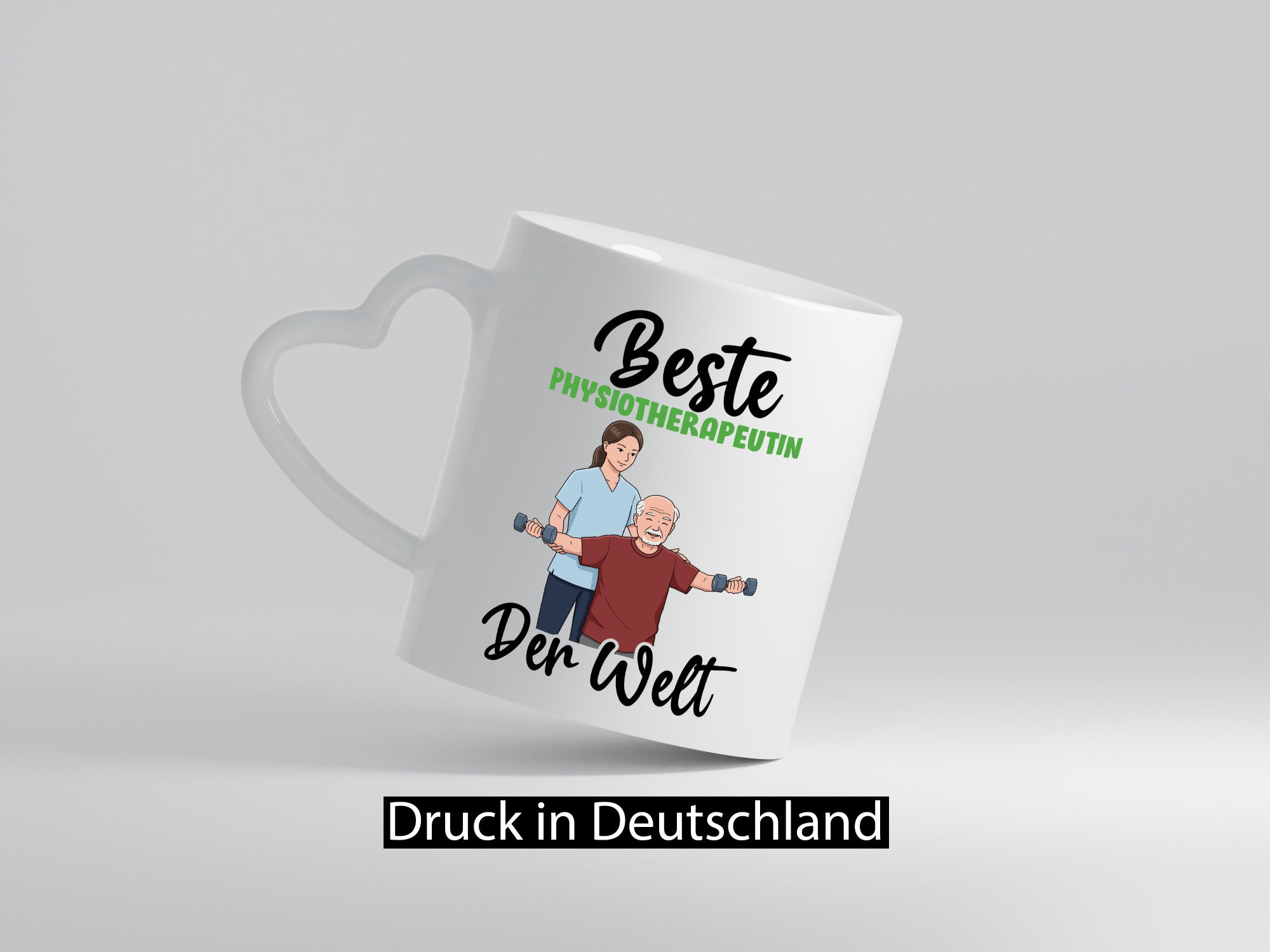 Beste Physiotherapeutin v3 lustig Humor Geschenkidee Geschenk Tasse