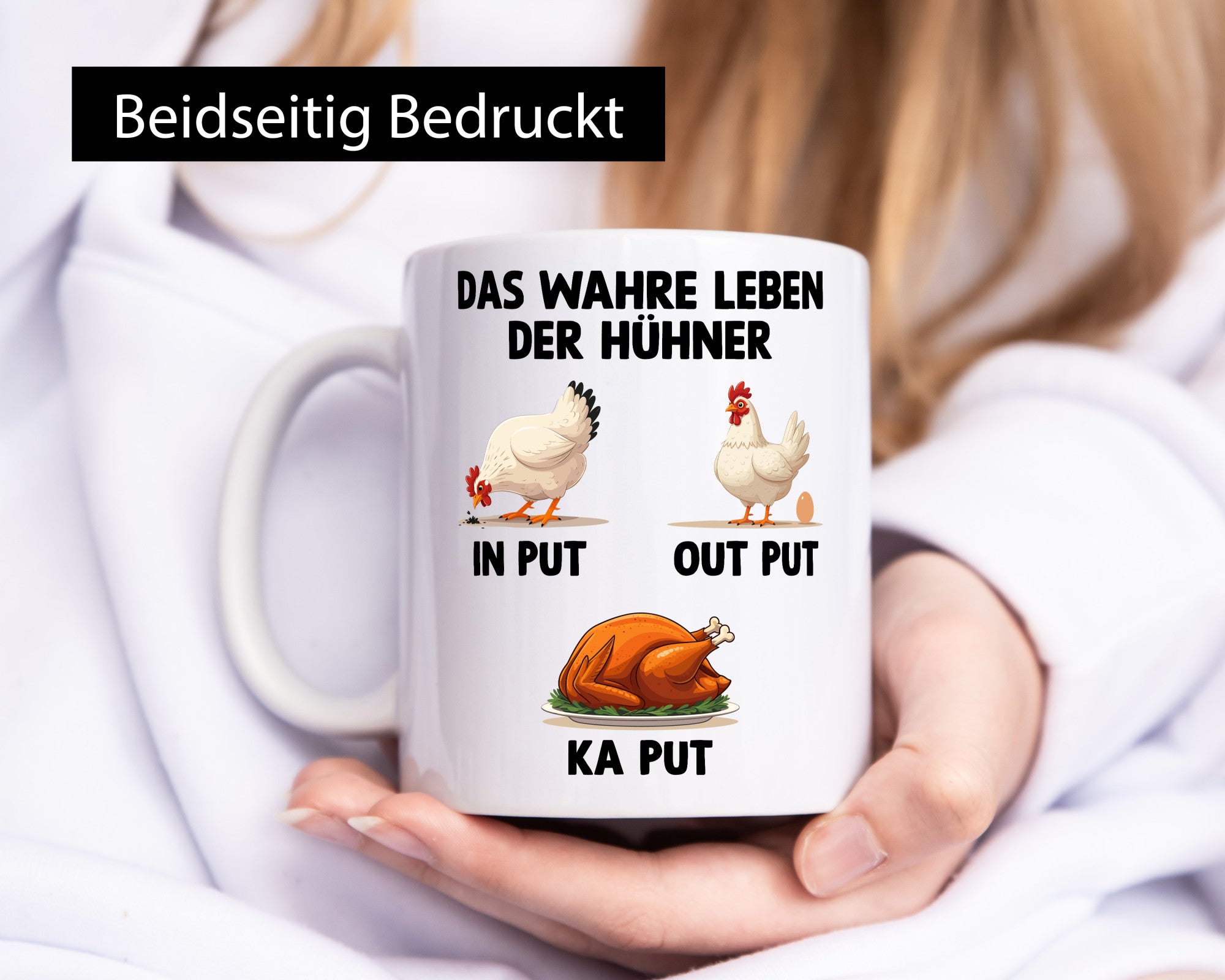 Das wahre leben der Hühner | Hühnerstall lustig Humor Geschenkidee Geschenk