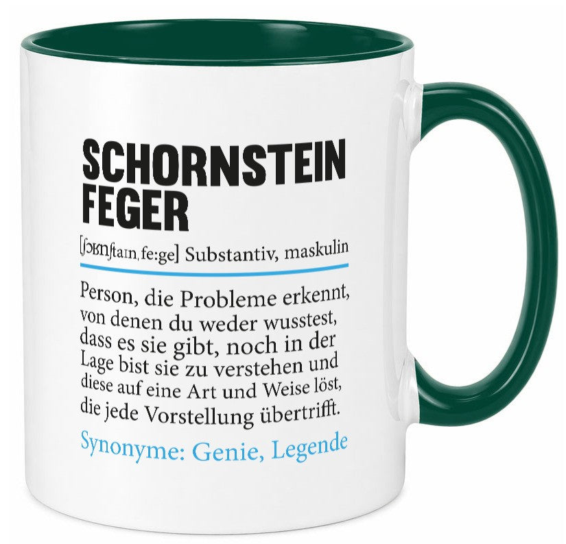 Schornsteinfeger | Kaminkehrer Handwerk Beruf Geschenk Arbeit Kollegen Büro Tasse