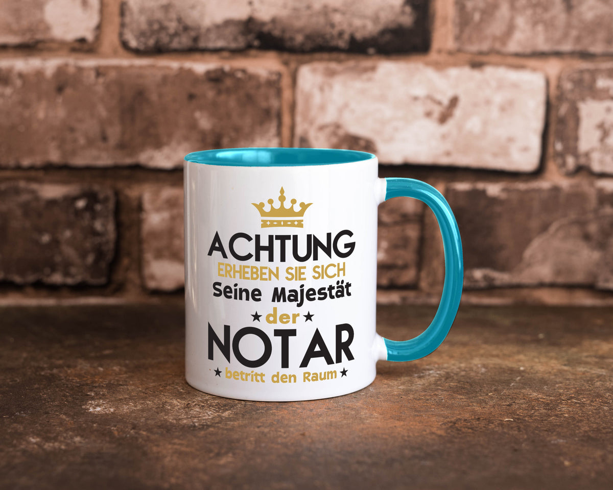 Seine Majestät Notar | Jurist Humor Geschenkidee Tasse