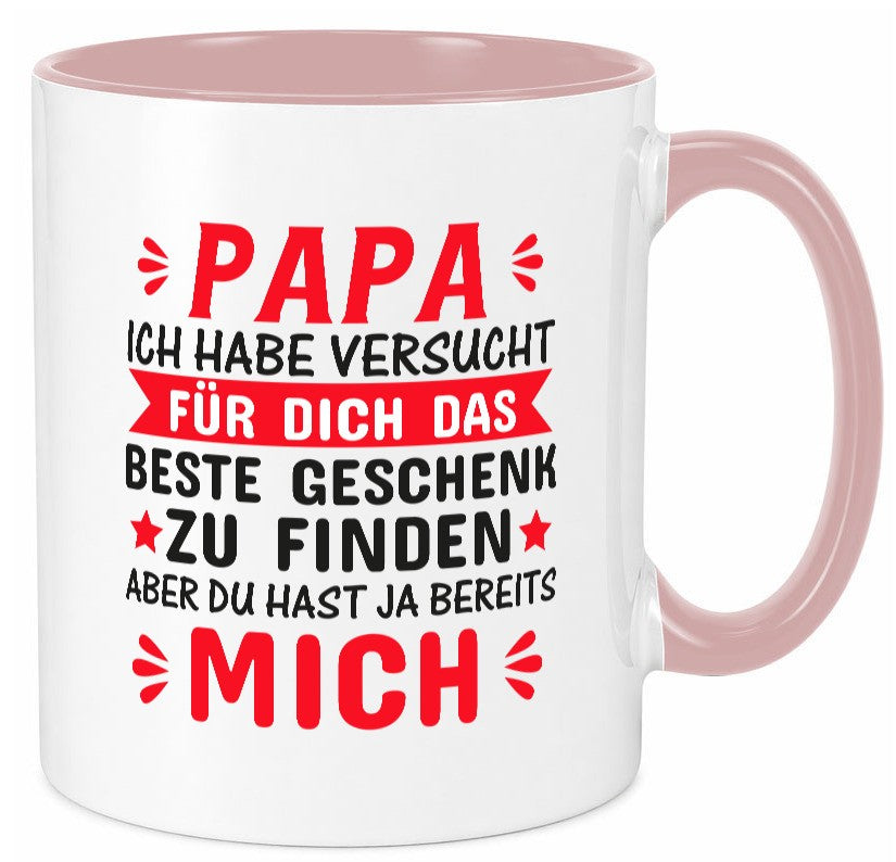 Bestes Geschenk für Papa | Vatertag Tasse Kinder Familie Geschenkidee lustiger