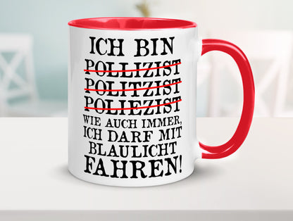 Ich bin Polizist | Blaulicht Polizei Beruf Streife lustig Arbeit Kollegen Büro