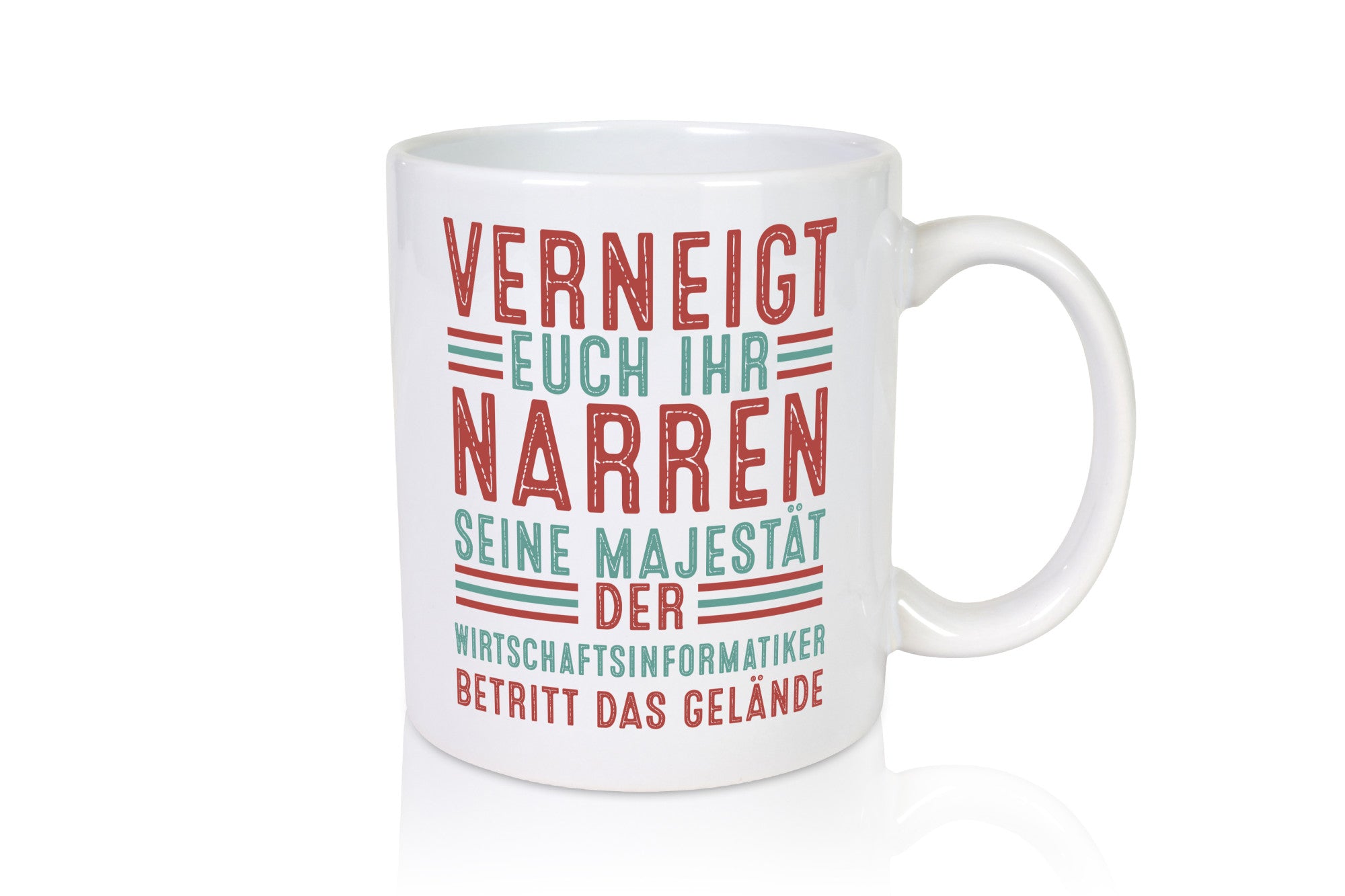 Verneigt euch: Wirtschaftsinformatiker v2 Geschenk Humor Geschenkidee lustiger