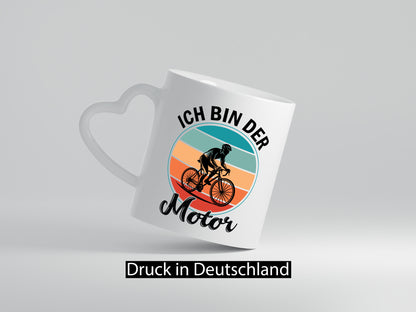Ich bin der Motor | Mountenbike Fahrrad lustiger Spruch Geschenk Humor