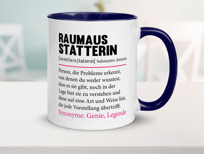 Raumausstatterin | Wohn Ausstatterin Beruf Humor Geschenk Arbeit Kollegen Büro