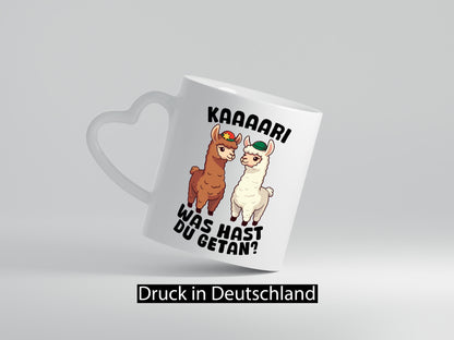 Lamas | Karl was hast du getan Lustiges Lama Geschenk Humor Geschenkidee