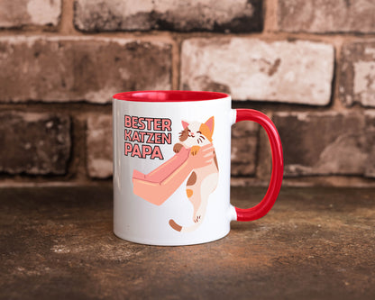 Bester Katzenpapa | Katze Gabel Geschenk Tierliebhaber Humor lustiger Spruch