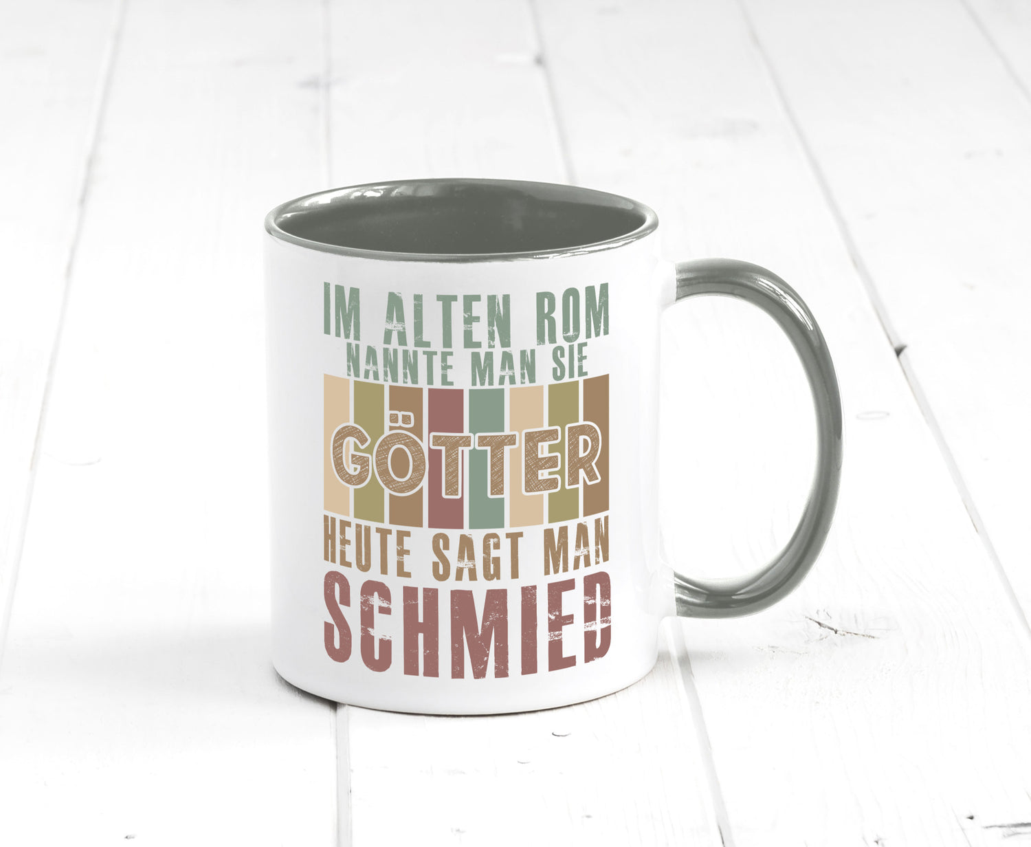 Heute sagt man: Schmied | schmieden lustig Humor Geschenkidee Geschenk Tasse