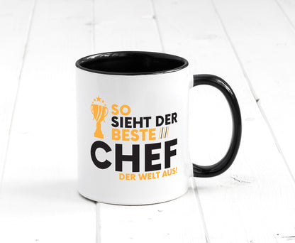 Der Weltbeste Chef | Führungskraft Vorgesetzter lustig Arbeit Kollegen Büro Tasse
