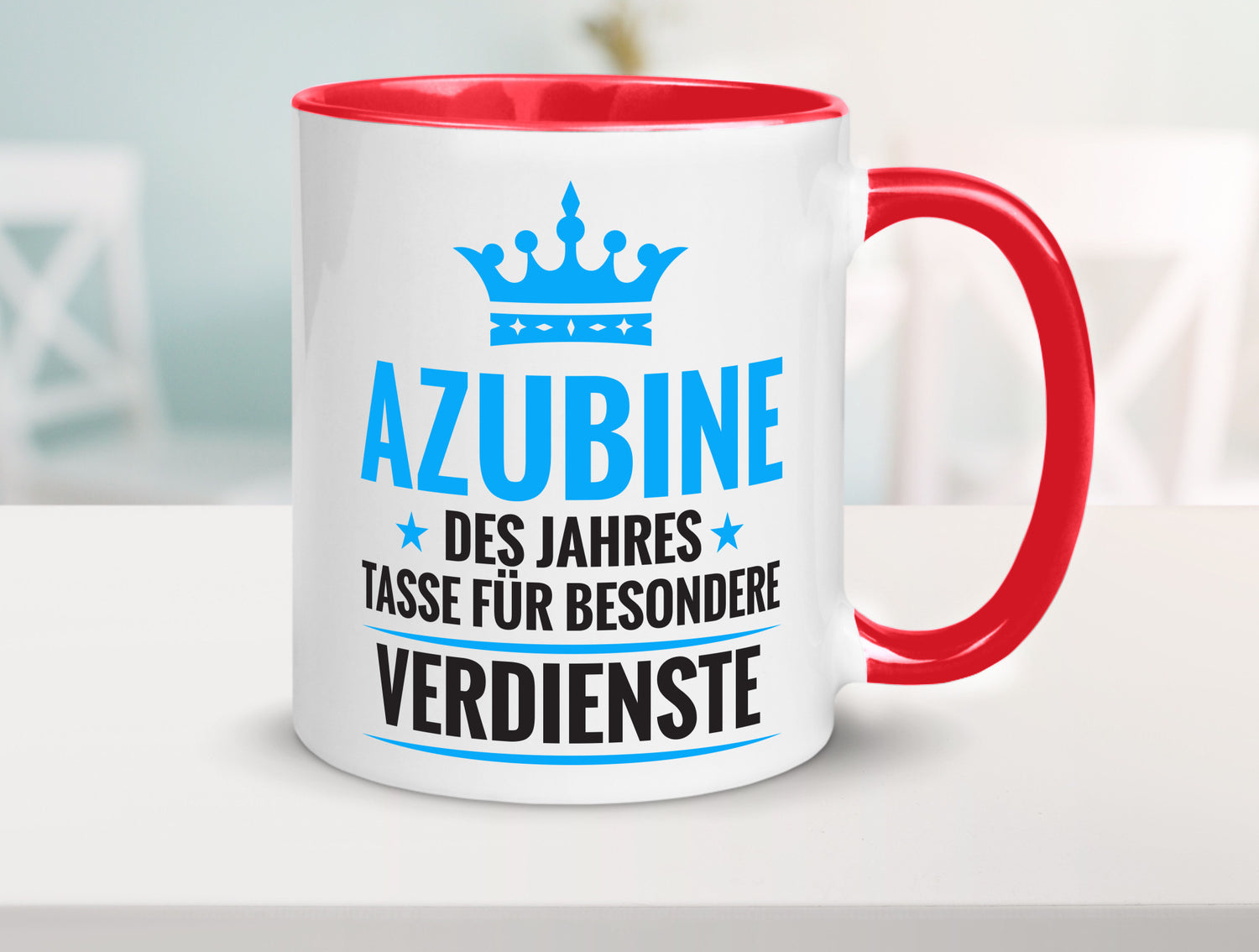 Besonderer Verdienst: Azubine | Ausbildung Lehrling lustig Humor Geschenkidee